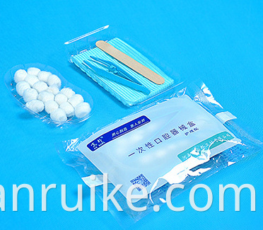 Single use oral inspection kit